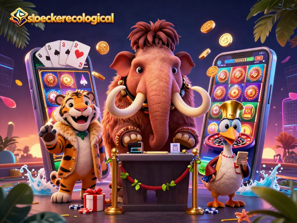 Spin, win, and explore stoeckerecological-themed casino adventures with vibrant 3D characters.